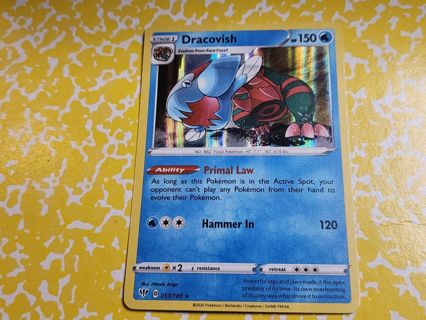 Pokemon Dracovish holo rare 053/189