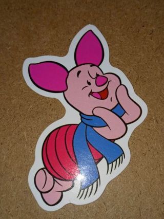 Piglet Cute nice new vinyl lap top sticker no refunds regular mail only very nice quality