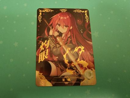 Holo anime goddess story card