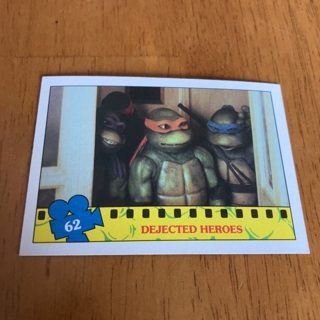 1990 Topps Teenage Mutant Ninja Turtles Movie - [Base] #62 Dejected Heroes