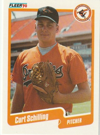 1990 Fleer Update Curt Schilling Rookie Card #U-68