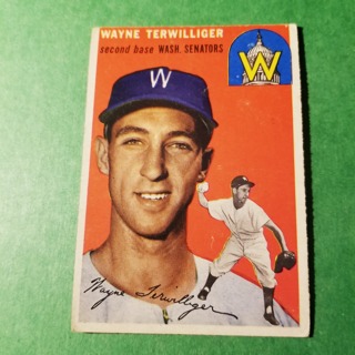 1954 - TOPPS BASEBALL CARD NO. 73 - WAYNE TERWILLIGER - SENATORS - BV= $25