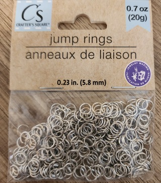 NEW - Crafter's Square - Jump Rings - Silver Finish