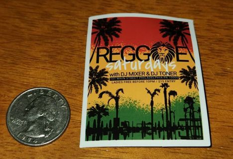 Bob Marley/Rasta/Reggae Sticker (#1)