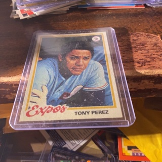 1978 topps Tony Perez baseball card 