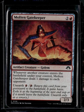 Molten Gatekeeper - 128 - Foil - MH3 - NM - MTG Magic the Gathering