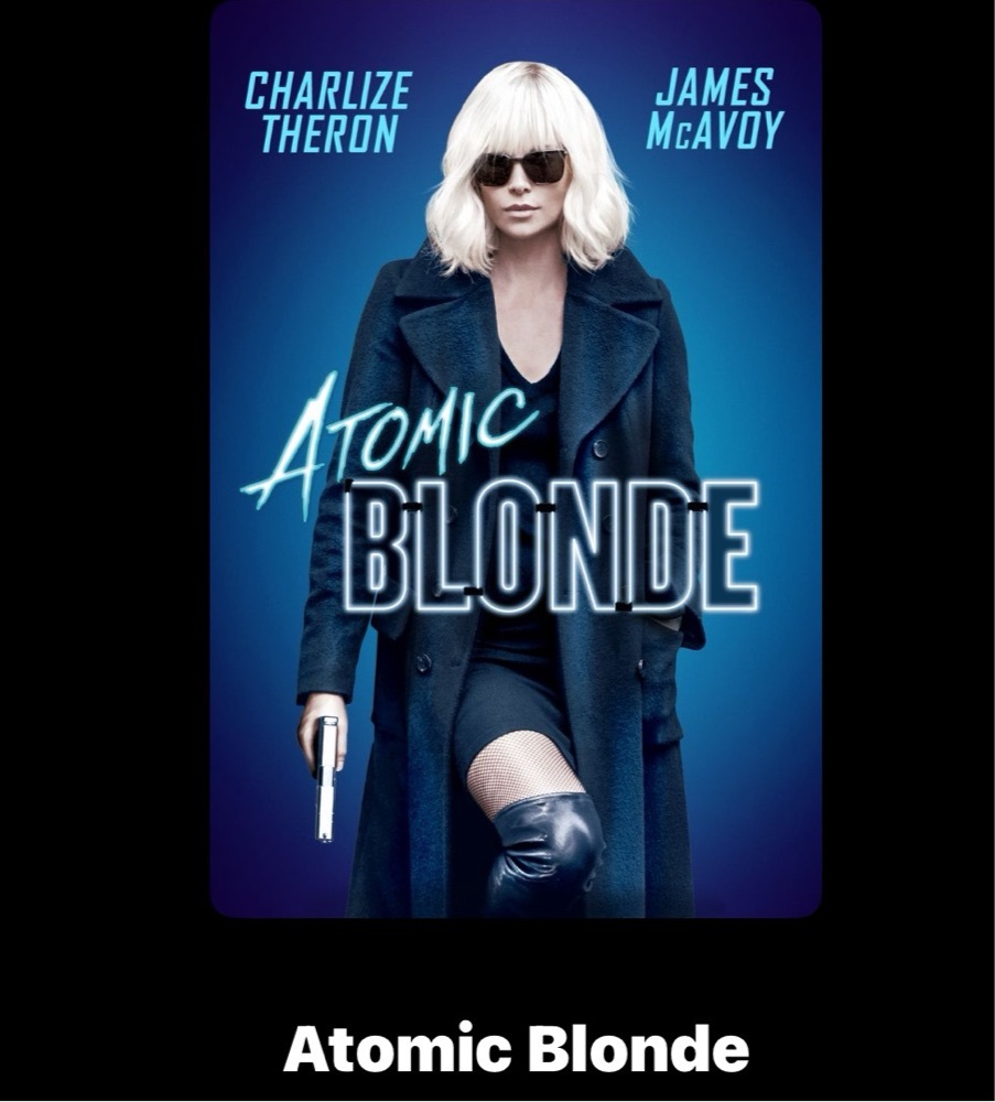 FREE: ATOMIC BLONDE 4K ITUNES CODE ONLY (PORTS)