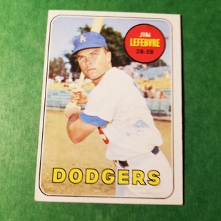 1969 - TOPPS BASEBALL CARD  NO. 140 - JIM LEFEBVRE - DODGERS