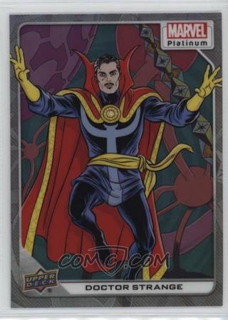 DOCTOR DR STANGE CLASSIC COMIC 2023 UPPER DECK MARVEL PLATINUM CHROME  TRADING CARD