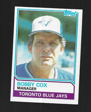 1983 TOPPS BOBBY COX #606