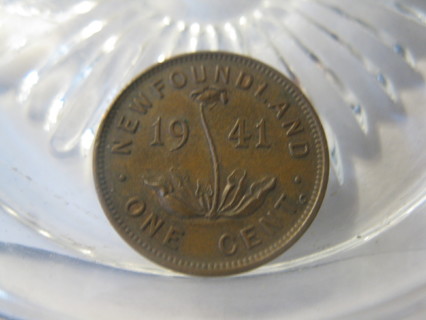 (FC-1393) 1941 Newfoundland: 1 Cent {only 827,662 minted}