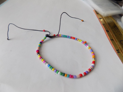 Bracelet E beads multi color