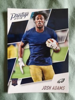 2018 Panini Prestige Rookie Josh Adams