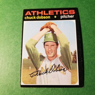 1971 Topps Vintage Baseball Card # 238 -  CHUCK DOBSON - A'S - EXMT/NRMT