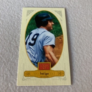 2012 Panini Golden Age - [Base] - Candy Croft's Mini Blue Back #127 Fred Lynn