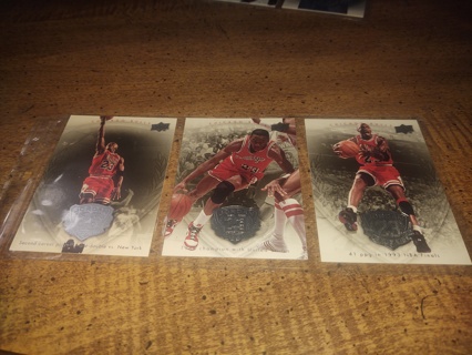 Three Card Lot NBA veteran Michael Jordan the goat of basketball 