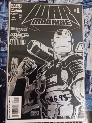 war machine issue 1 mrvel comic book 