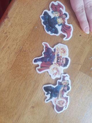 3 dr Strange new vinyl stickers