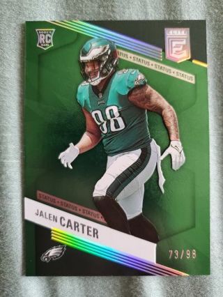 2023 Panini Elite Status Rookie Jalen Carter