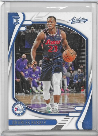 Charles Bassey 2021-22 Chronicles Absolute #228 Rookie Card