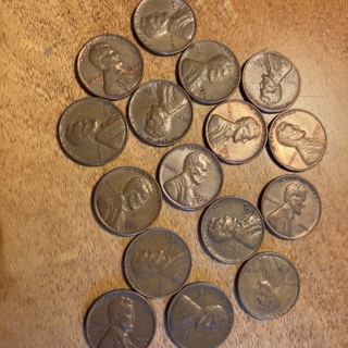 Lincoln Wheat Cents – Choose 6 Coins 1950D-1959D