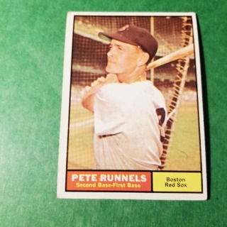 1961 - TOPPS BASEBALL CARD NO. 210 - PETE RUNNELS - RED SOX