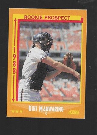 1988 SCORE KIRT MANWARING ROOKIE #627