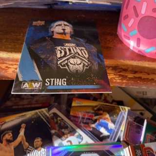 2021 upper deck first edition aew sting wrestling card 