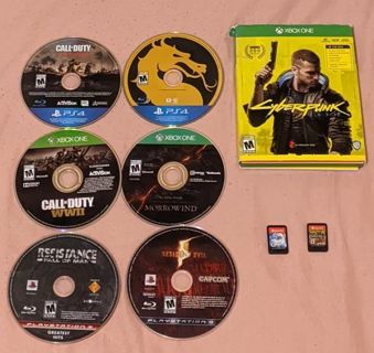 Mixed Video Game Lot Nintendo Switch Xbox One PS4 PS3 Untested As Is Please Read Description