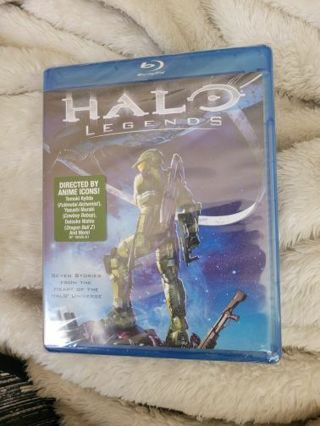 HALO LEGENDS LIKE NEW BLUE RAY WITH 1 MYSTERY DVD