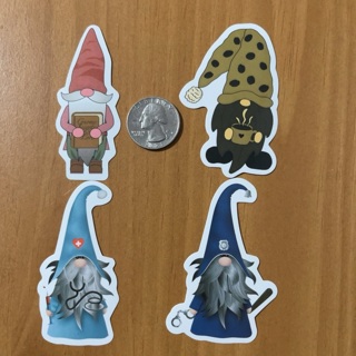 Gnome Stickers (O)