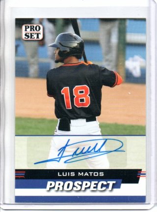 2022 Leaf Luis Matos Autograph