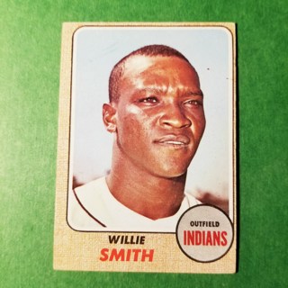 1968 - TOPPS BASEBALL CARD HI NO. 568 - WLLIE SMITH - INDIANS