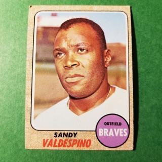 1968 - TOPPS BASEBALL CARD NO. 304 - SANDY VALDESPINO - BRAVES