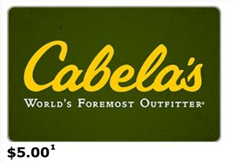 Cabela's Gift Card 5 USD