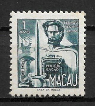 1951 Macao Sc353 Fernao Mendes Pinto MNH