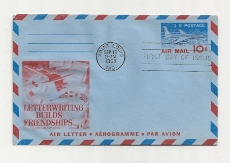 1958 FDC First Day Cover Air Mail