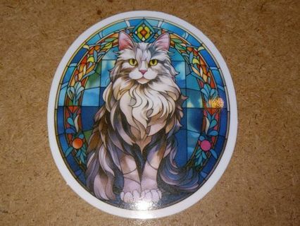 Cat Cute nice one vinyl sticker no refunds regular mail only Very nice quality!