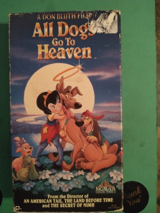 vhs all dogs go to heaven free shipping