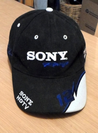 Sony Racing Ryan Newman Stitched Signature Black Blue Sony HDTV 12 Nascar Cap Adjustable FREE SHIP