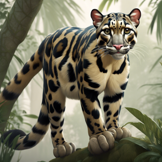 Listia Digital Collectible: A Magnificent Clouded Leopard