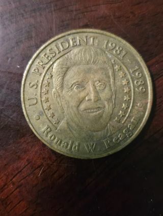 Suncoast collectors coin U.S president 1981 -1989 Ronald Reagan