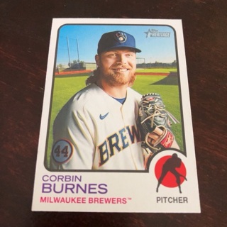 2022 Topps Heritage - [Base] #15 Corbin Burnes