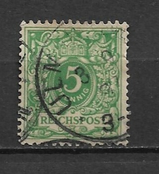 1889 Germany Sc47 5pf Reichs Post used