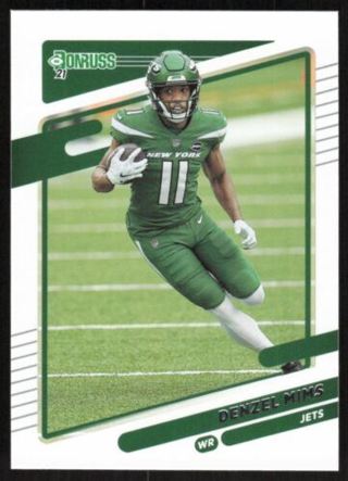 Denzel Mims 2021 Donruss Football # 39 New York Jets Base