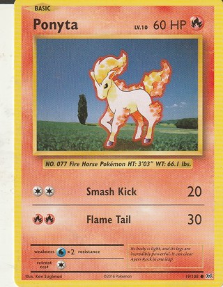 Pokemon Card: Ponyta