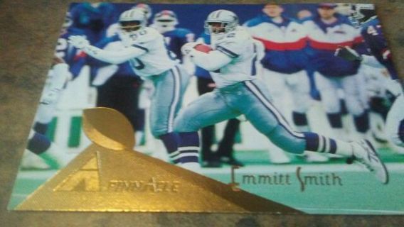 1994 PINNACLE EMMITT SMITH TDALLAS COMPASS FOOTBALL CARD# 81 HALL OF FANER