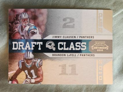 2010 Panini Contenders Draft Class Carolina Panthers