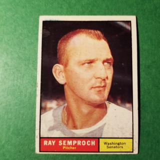 1961 - TOPPS BASEBALL CARD NO. 174 - RAY SEMPROCH - SENATORS