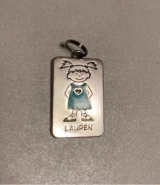 “Lauren” pendant/keychain 